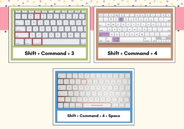 Các nút chụp màn hình trên MacBook