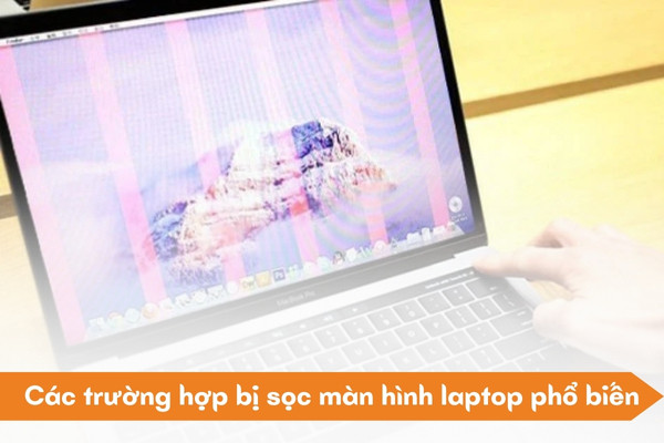 Bị sọc màn hình laptop Bị sọc màn hình laptop