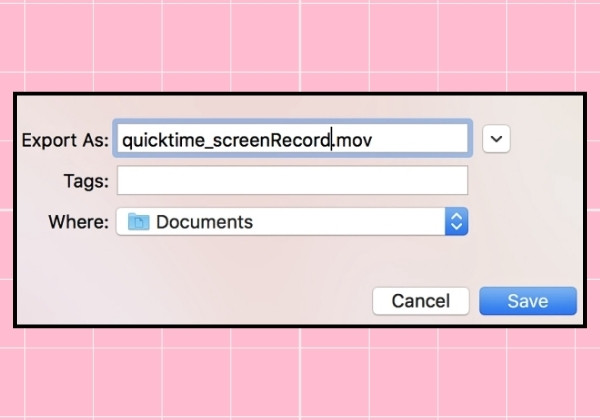 Cách 2: Sử dụng phần mềm Quicktime Player bước 5