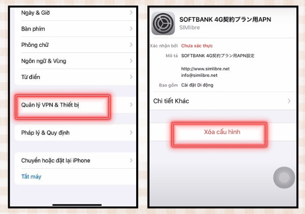 Cách cài cấu hình sim Docomo cho iPhone B2 Cách cài cấu hình sim Docomo cho iPhone B2