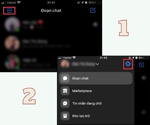 Cách chặn lời mời tham gia kênh Messenger bước 1 Cách chặn lời mời tham gia kênh Messenger bước 1