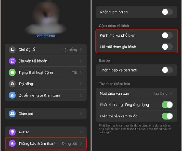 Cách chặn lời mời tham gia kênh Messenger bước 2 Cách chặn lời mời tham gia kênh Messenger bước 2