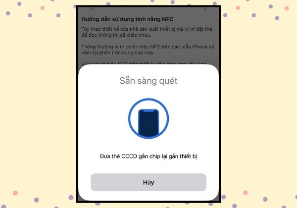 VNEID trên điện thoại mới trong trường hợp mất máy cũ B7