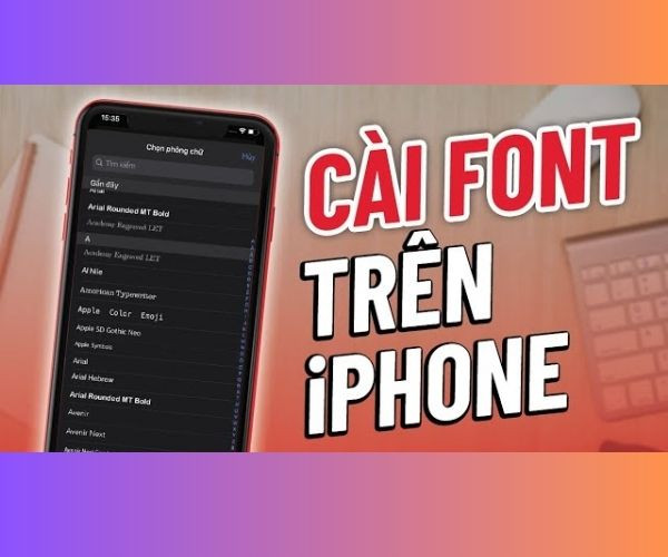Cách đổi phông chữ trên iPhone
