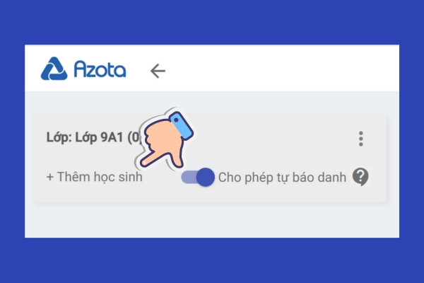 Azota tạo đề thi