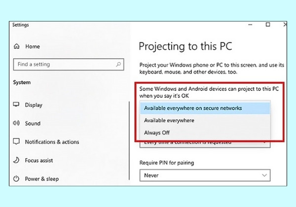 Cách kết nối PC với màn hình Laptop Windows bước 4 Cách kết nối PC với màn hình Laptop Windows bước 4