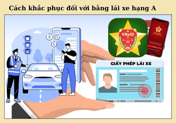 Cách khắc phục đối với bằng lái xe hạng A Cách khắc phục đối với bằng lái xe hạng A