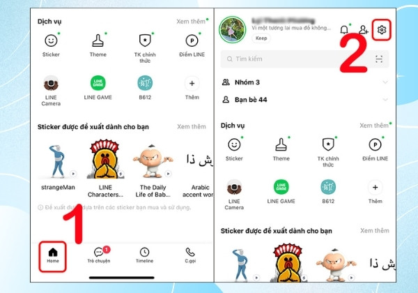 Cách liên kết tài khoản Apple và Facebook giúp lấy lại Line khi mất số điện thoại B1 Cách liên kết tài khoản Apple và Facebook giúp lấy lại Line khi mất số điện thoại B1