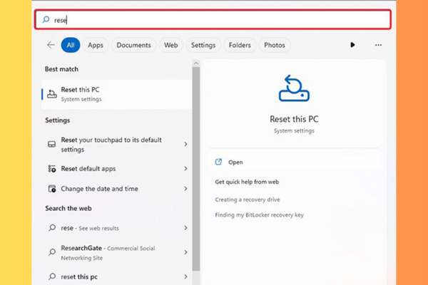 Cách reset Windows 11 về trạng thái như ban đầu B1