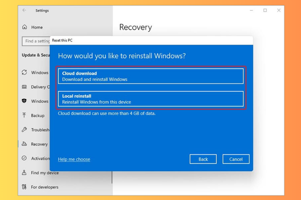 Cách reset Windows 11 không mất dữ liệu B4