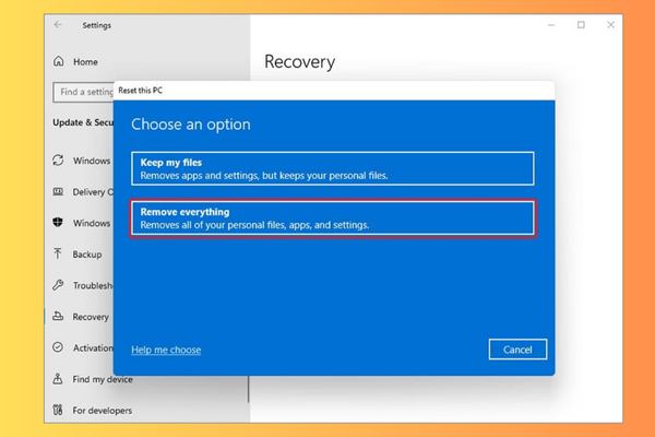 Cách reset Windows 11 về trạng thái như ban đầu B2