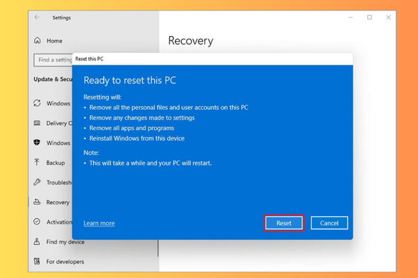 Cách reset Windows 11 về trạng thái như ban đầu B5