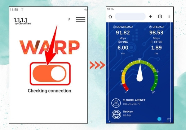 cách sử dụng app 1.1.1.1 để xem phim