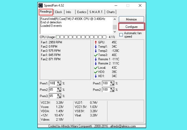 Cách sử dụng phần mềm Speedfan hiệu quả nhất bước 2