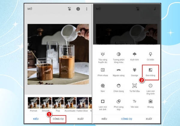 Cách tạo ảnh đen trắng bằng ứng dụng Snapseed trên iPhone B2