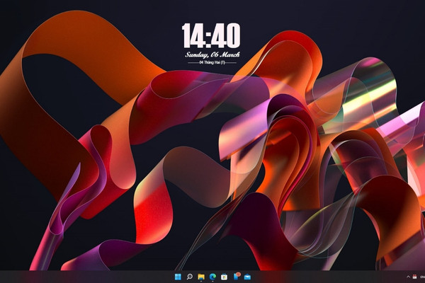 Cách xem lịch âm trên Windows 10