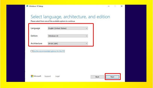 Cài đặt media creation tool B3