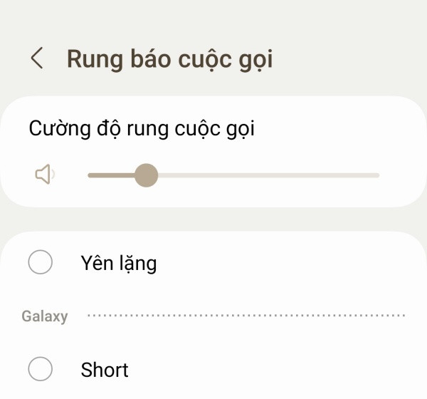 Cài đặt rung trên Samsung S20 FE Cài đặt rung trên Samsung S20 FE