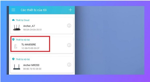 Cài đặt thiết bị kích sóng wifi Bước 6