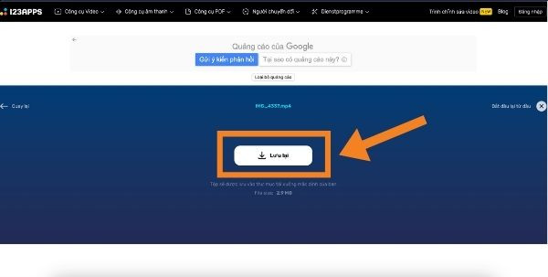 Cắt video online bằng Online Video Cutter bước 3