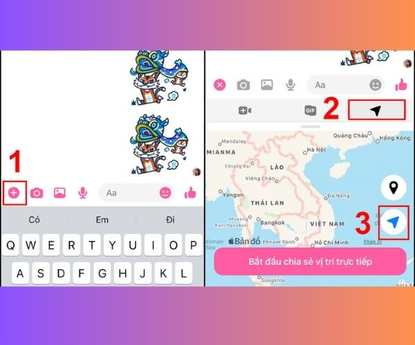 Không thể chia sẻ vị trí trên iPhone