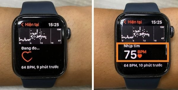 Chức năng đo nhịp tim B2 Chức năng đo nhịp tim B2