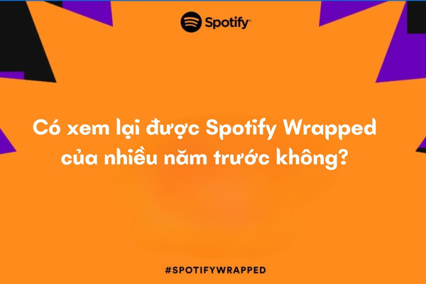 Có xem lại được Spotify Wrapped của nhiều năm trước không