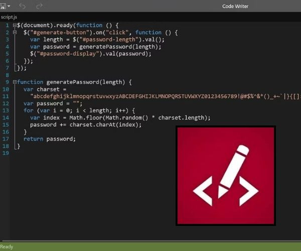 Code Writer Code Writer