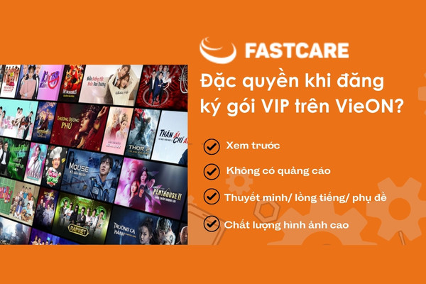 Đặc quyền khi đăng ký gói VIP trên VieON? Đặc quyền khi đăng ký gói VIP trên VieON?