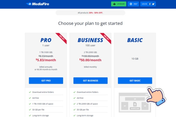 Đăng ký tài khoản trên Mediafıre PC bước 3