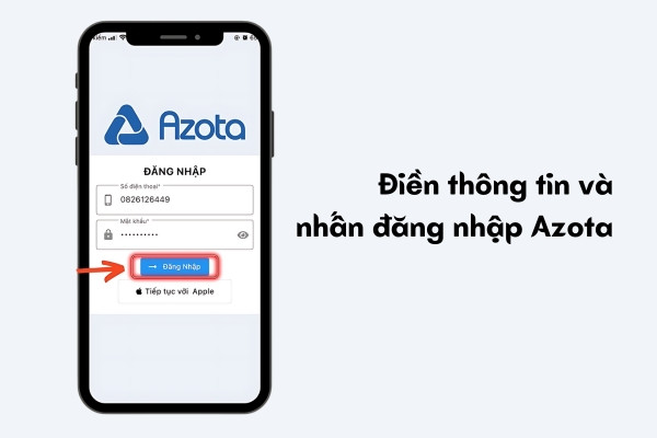 Đăng nhập bằng điện thoại B2
