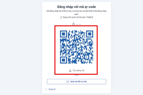 Đăng nhập bằng QR code B1