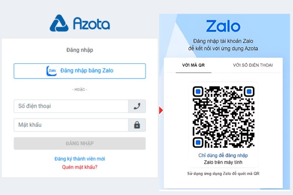 Đăng nhập bằng Zalo