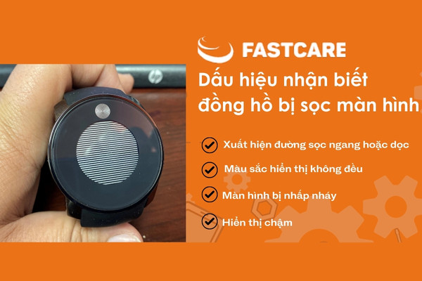 Đồng hồ thông minh bị sọc màn hình Đồng hồ thông minh bị sọc màn hình