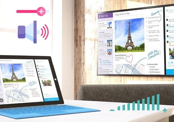 Điều chỉnh âm lượng trên TV và laptop