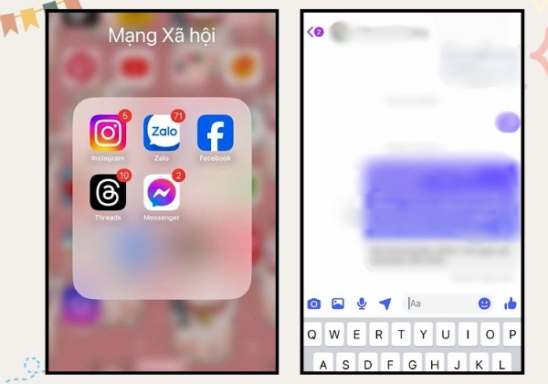 Đổi chủ đề Messenger bằng iPhone b1