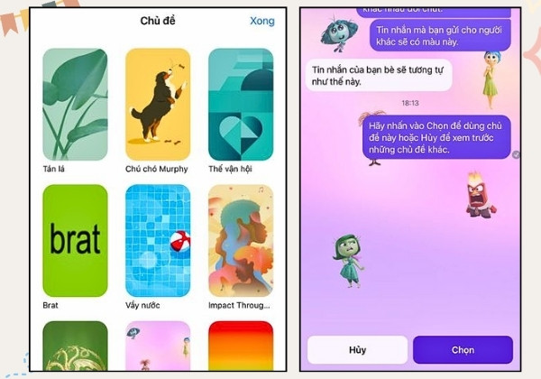 Đổi chủ đề Messenger bằng iPhone b3