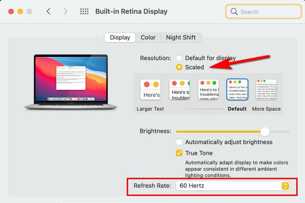 Màn hình Macbook bị chớp