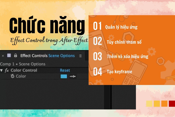 Cách mở Effect Control trong After Effect