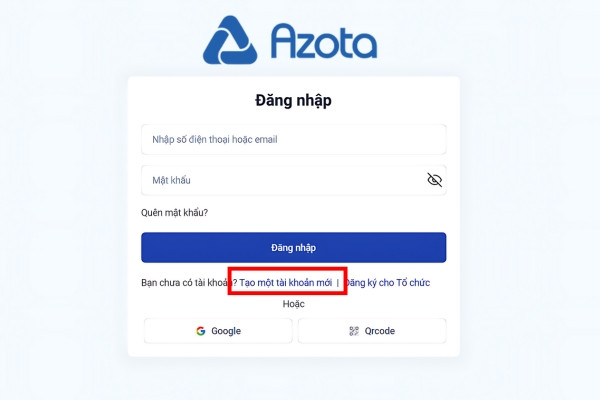 Đăng ký qua số điện thoại hoặc Email B1