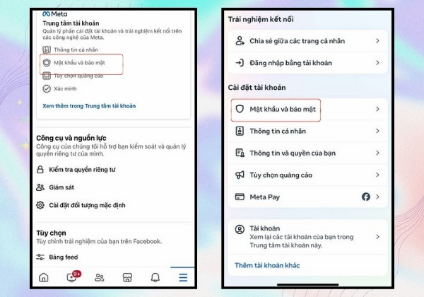 khôi phục cài đặt gốc Facebook