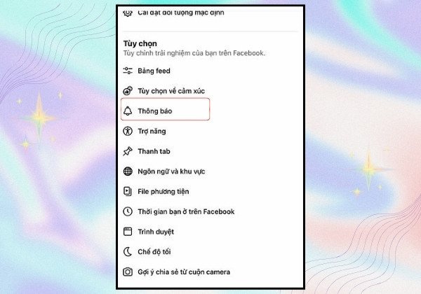 khôi phục cài đặt gốc Facebook