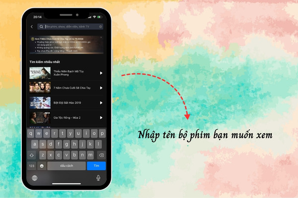 Hướng dẫn cách xem VieOne miễn phí trên điện thoại bước 2 Hướng dẫn cách xem VieOne miễn phí trên điện thoại bước 2