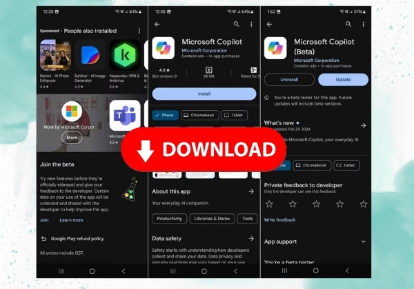 Hướng dẫn cài đặt Copilot làm trợ lý ảo trên điện thoại Android B1