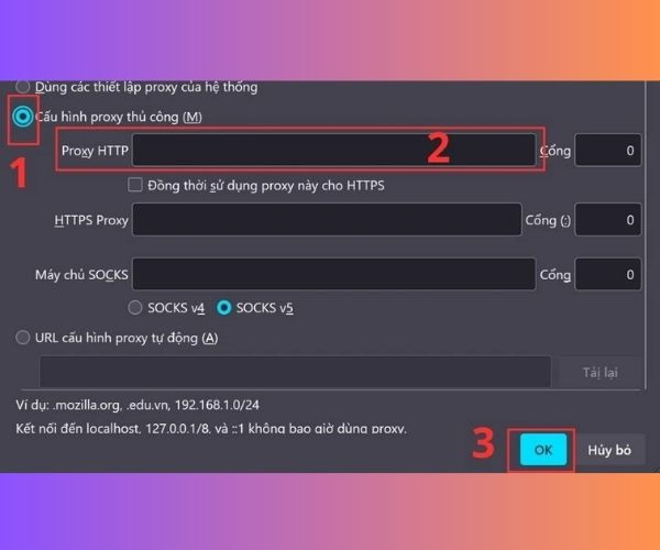 Hướng dẫn cài đặt Free Proxy cho Firefox bước 3