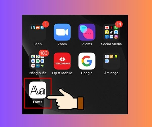Cách đổi phông chữ trên iPhone