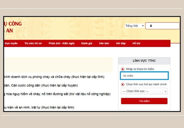 Hướng dẫn chi tiết cách thay đổi thông tin Passport online bước 5
