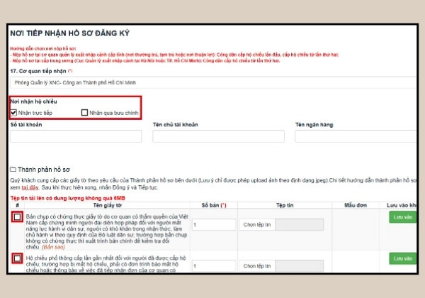 Hướng dẫn chi tiết cách thay đổi thông tin Passport online bước 9-2