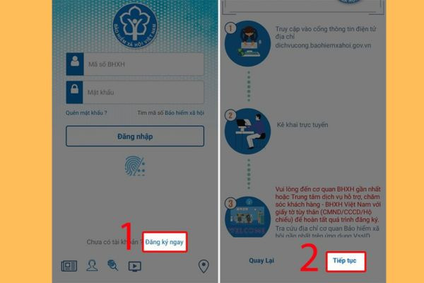 Hướng dẫn đăng ký VssID trên điện thoại