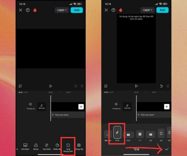 Hướng dẫn ghép 4 video vào 1 khung trên Capcut bước 3